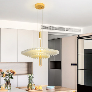 Candelabro decorativo de interior minimalista escandinavo personalidad creativa arte danés Ins viento paraguas en forma de luces colgantes - Product Image 6