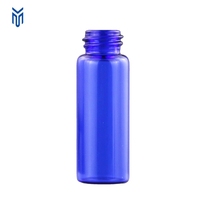 Vente en gros de flacons en verre bleu de 2 ml, 3 ml, 5 ml, flacon pour huile essentielle, flacon pour sérum, mini flacon compte-gouttes en verre bleu