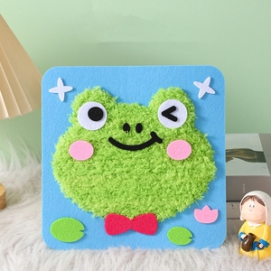 Enfants à la main <span class=keywords><strong>couture</strong></span> créative dessin animé laine broderie photo faisant des matériaux 3-6 <span class=keywords><strong>ans</strong></span> filles éducatifs bricolage jouets - Product Image 3