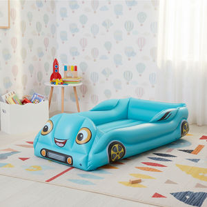 Cama Inflable de Viaje para Niños en Forma de Auto, Cama Portátil para Niños Pequeños, Colchón de Aire con Laterales - Product Image 4