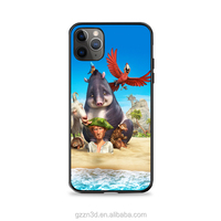 Coque de téléphone personnalisée en plastique 3D lenticulaire Anime DBZ Cartoon avec effet de bascule, marchandise Anime