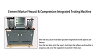 Machine d'essai automatique de flexion et de compression 300kn/machine d'essai de flexion et de compression de ciment