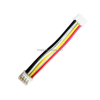 Konektor Kabel Mesin Industri Karet PTFE Kustom, Pitch 2.5mm, 2-8 Pin, Kabel Harness