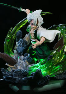 Figura de Anime de Demon Slayer en Oferta, <span class=keywords><strong>Sanemi</strong></span> <span class=keywords><strong>Shinazugawa</strong></span> con Escena de Acción, Figura de Acción de Anime de Demon Slayer - Product Image 4