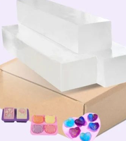 Base de savon transparente à 100 % pure en glycérine cristalline de marque MOT pour la fabrication de savon – Vente en gros