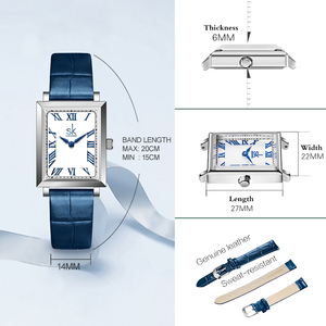 SHENGKE-<span class=keywords><strong>Reloj</strong></span> de pulsera de cuarzo cuadrado <span class=keywords><strong>para</strong></span> mujer, accesorio de lujo, a la moda, de último diseño, resistente al agua, # K0155L - Product Image 4