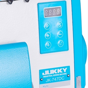 Máquina <span class=keywords><strong>de</strong></span> Coser Overlock <span class=keywords><strong>de</strong></span> Alta Velocidad Jukky JK 747DC Azul con 3, 4 y <span class=keywords><strong>5</strong></span> <span class=keywords><strong>Hilos</strong></span>, Industrial, Eléctrica, para Prendas <span class=keywords><strong>de</strong></span> Vestir, Buen <span class=keywords><strong>Precio</strong></span> - Product Image 3