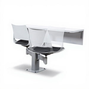 Chaise de salle de conférence collaborative LEADCOM LS-420, siège pivotant à 360 degrés, chaise de bureau pour salle de cours universitaire - Product Image 3