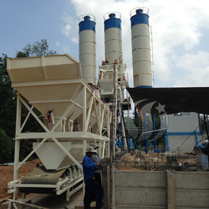 Sıcak satış küçük 50m 3/h Mini prefabrik karıştırma tesisi beton toplu bitki 50 M3/saat küçük modüler taşınabilir beton karıştırma tesisi - Product Image 6