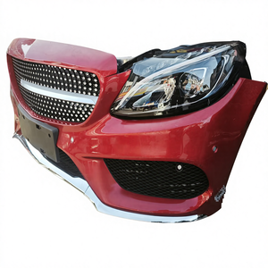 Kit de Carrocería de Auto de <span class=keywords><strong>Segunda</strong></span> <span class=keywords><strong>Mano</strong></span> para <span class=keywords><strong>Mercedes</strong></span>-Benz <span class=keywords><strong>Clase</strong></span> C C180 C300, Corte de Nariz, Labio de Parachoques Delantero, Faros Delanteros, Reemplazo de Parachoques - Product Image 1