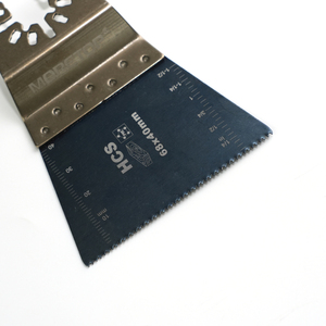Lama Oscillante HCS 68x40mm a Denti Fini per Taglio Legno e PVC, Set da 10 Pezzi con Custodia <span class=keywords><strong>in</strong></span> Plastica, OEM Disponibile - Product Image 2