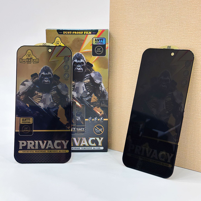 Premium Privacy Tempered Glass for IPhone 16E 16 Pro Max Privacy Screen Protector Anti Spy Tempered Glass Screen Protector Film