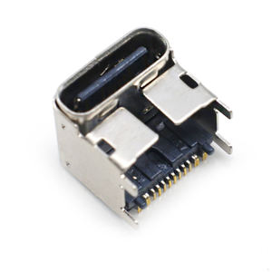 Conector USB Tipo C Hembra de 12 Pines, SMD PCB, USB 3.0, Carcasa de Acero Inoxidable, Terminales de Cobre Fosforado, Certificado ISO 9001 - Product Image 3