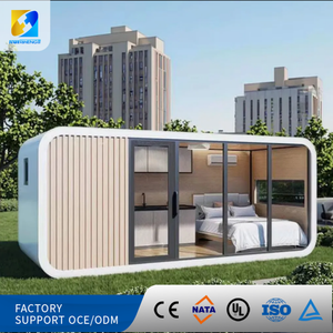 Conteneur Space Apple Luban 20/40 pieds modulaire prêt à expédier <span class=keywords><strong>en</strong></span> Thaïlande, préfabriqué, <span class=keywords><strong>petit</strong></span>, portable, cabane de <span class=keywords><strong>jardin</strong></span> <span class=keywords><strong>en</strong></span> bois, maison - Product Image 1