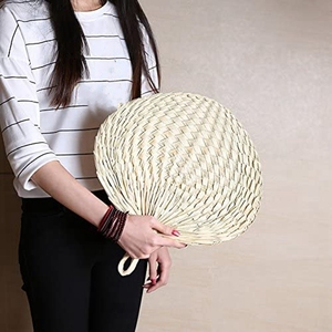 <span class=keywords><strong>Éventail</strong></span> traditionnel <span class=keywords><strong>chinois</strong></span> en bambou naturel et raphia, <span class=keywords><strong>éventail</strong></span>s d'été tissés à la main en feuilles de palmier, paille et rotin - Product Image 4