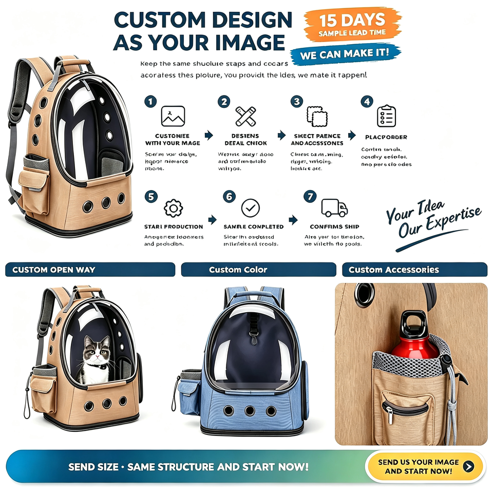 Dog Cat Bag Backpack Nylon Polyester for Packing Pets Holiday Travel ...
