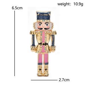 Broches fantaisie en émail motif <span class=keywords><strong>Casse</strong></span>-Noisette pour femmes et unisexe, adorables épingles cadeaux - Product Image 3