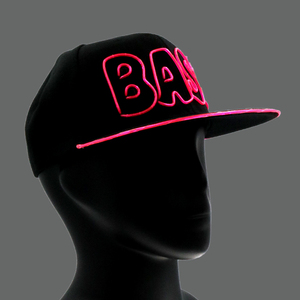 <span class=keywords><strong>EL</strong></span> Cap Tùy Chỉnh Ánh Sáng Lên <span class=keywords><strong>EL</strong></span> Hat/Âm Thanh Kích Hoạt Led Cap/<span class=keywords><strong>EL</strong></span> Nhấp Nháy Cap Với Biến Tần Không Dây Cho Đảng - Product Image 2