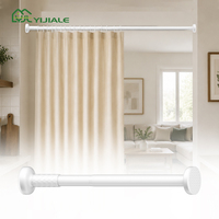 YIJIALE 20Y Plant Heavy Duty 25mm 0.8-1.2m Adjustable No Drill Inner Lock Structure Tension Rod for Bathroom Shower