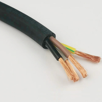 Kabel Listrik Rumah Fleksibel Guda Tembaga Padat 3*6mm^2 300/500V Isolasi PVC Selubung PVC