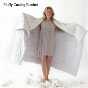Coperta Rinfrescante Soffice per Chi Soffre il Caldo, Leggera e Traspirante, Plaid Estivo in Nylon Rinfrescante a Doppio Lato, Lavabile in Lavatrice - Product Image 1