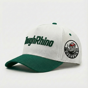 Özel Logo İşlemeli Kavisli Siperlikli A-Frame Spor 5 Panel İki Renkli Beyzbol Şapkası Yetişkinler İçin Parti Seyahat - Product Image 6