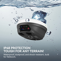 Receptor GNSS SingularXYZ E1 Pro con Visualización de Datos en Pantalla, Actualizaciones de Software Permanentes, Conjunto GPS RTK Base y Rover