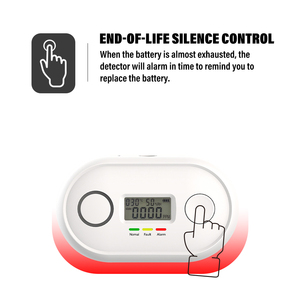 Détecteur de monoxyde de carbone intelligent WiFi, contrôlé par l'application Tuya Smart Life, <span class=keywords><strong>alarme</strong></span> de monoxyde de carbone certifiée EN50291, fonctionne avec une batterie de 2 ans, portable - Product Image 5