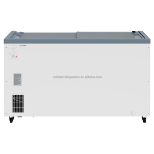 ตู้แช่แข็งแบบเกาะแนวนอนเชิงพาณิชย์ ความจุขนาดใหญ่ ปรับแต่งได้ ตู้โชว์สินค้าซุปเปอร์มาร์เก็ต - Product Image 2