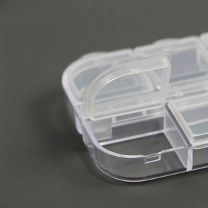 12 Grid Transparent <b>Nail</b> Art Decoration Plastic Box Glitter Rhinestone Salon Manicure Container Storage Organizer Tool <b>Case</b> - Product Image 3