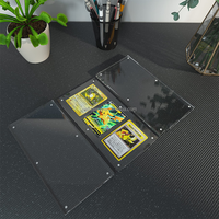 Étui de présentation pour cartes, présentoirs transparents pour cartes, cadres en acrylique 35PT pour cartes triples pour cartes standard