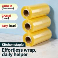 Polyvinylidenchloride (PVC) voedselveilige PVC multifunctionele grote rol clingfilm voor keuken, huishouden, supermarkt, fruit en groenten