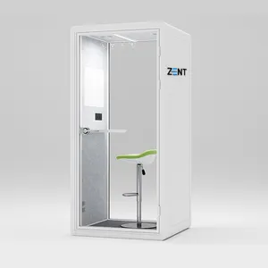 CE Soundproof Cabin Work Booth Portable Sound Proof Room Phone Talking Reception Meeting Soundproof Cabin