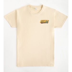 Camiseta Elmenordelahabana color crema, cuello redondo, algodón, unisex, para adultos, ropa promocional - Product Image 1