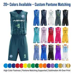 Maillot de basket-ball personnalisé OEM en gros avec tissu respirant en maille sublimée, uniforme de basket-ball pour équipes masculines - Product Image 5