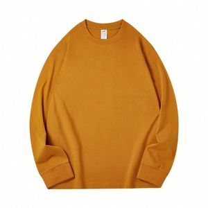 Wholesale Autumn New Cotton Long Sleeve Men's <b>T</b>-shirts Custom Print logo Acceptable Crewneck Clothes White <b>t</b> Shirt for Men - Product Image 1