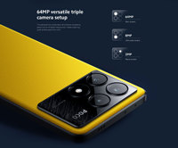 Poco X6 Pro 12+ 512G Doble SIM LTE Móvil Pantalla 2K Carga 67W 5000mAh Octa Core Teclado QWERTY Inteligente MTK Gaming Face