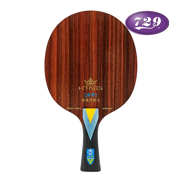 Professionele Wereldklasse Concurrentie Wedstrijd Spelers 729 Vriendschap Koning Rose Wood Tafeltennis Blade Carbon Pingpong Racket Blade