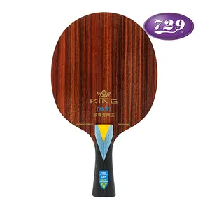 Juego <span class=keywords><strong>de</strong></span> competición profesional <span class=keywords><strong>de</strong></span> clase mundial, hoja <span class=keywords><strong>de</strong></span> <span class=keywords><strong>raqueta</strong></span> <span class=keywords><strong>de</strong></span> ping pong <span class=keywords><strong>de</strong></span> carbono, rey <span class=keywords><strong>de</strong></span> <span class=keywords><strong>la</strong></span> amistad, madera rosa, 729 - Product Image 1