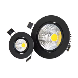 Venta caliente 15W negro ajustable empotrado LED Downlight Mini foco reflectores diseño moderno aluminio IP44 para oficina en casa - Product Image 6