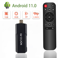 Topleo TV Sticks 1GB 8GB 1 Unidad Android 2024 STB MX10 F2 4K TV Box Android TV Stick 4K EU