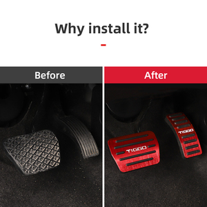 Автомобильные накладки на педали для Chery Tiggo 7 8 Pro 2 3x4 5x plus 2019 2020 2021 2022 2023 педаль акселератора топливного тормоза сцепления - Product Image 6