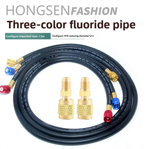 Conjunto de Manômetros Digitais Duplos Hongsen M02 R410A R32 para Ar Condicionado, Manômetros de Pressão de Refrigerante 0-800psi, Garantia de <span class=keywords><strong>1</strong></span> Ano, OEM - Product Image 4