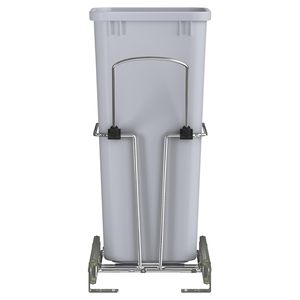 Chất thải bin 32 QT pullout tầng gắn tủ bếp dây kim loại trượt hình chữ nhật phổ Thùng rác có thể phía sau giỏ chất thải - Product Image 6