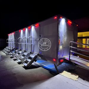 Outdoor Public Luxury Bathroom Event Trailer Caravan VIP Wc Portable Toilets Rental Mobile Camping Toilet - Product Image 1