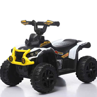 Voiture électrique télécommandée pour enfants, véhicule à pédales 12V avec contrôleur sans fil 2,4 GHz, vitesse maximale 3 km/h, sans danger pour les tout-petits