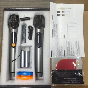 批发OEM TTD-M12双无线充电<span class=keywords><strong>HIFI</strong></span>高品质卡拉OK麦克风60dB信噪比家用KTV - Product Image 4