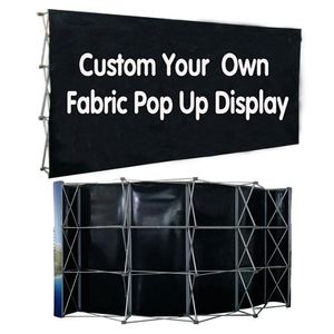 Mur d'affichage publicitaire portable personnalisé pour salons professionnels, utilisation intérieure et extérieure - Product Image 1