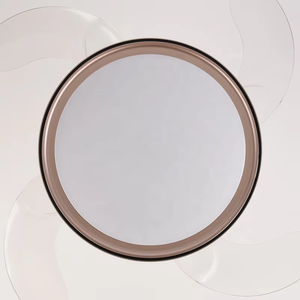 Ventilatore da Soffitto Moderno con Luci <span class=keywords><strong>LED</strong></span> e Telecomando, Ventilatore con Illuminazione per Soggiorno, Ventilatore a 4 Pale con Lampada - Product Image 4