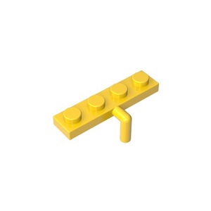30043 Placa compatible 1x4 de una sola cara con mango curvado hacia abajo, accesorio de bloques de construcción para juguetes educativos infantiles - Product Image 1